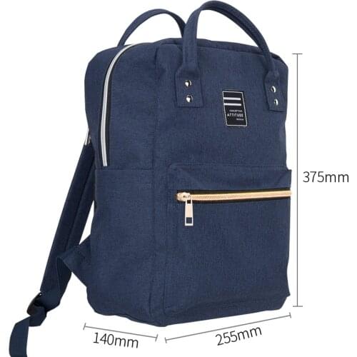 Deli 69451 backpacks shoulder bag Korean Style leisure computer bag High school students travel junior canvas school bag Fasion