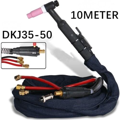 WP18 SR18 10M 33Foot Cable DKJ35-50 quick plug Tig Torch complete W350 TIG Gun Water Cooled Argon Tig Welding gun complete