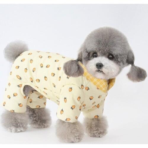 Pomeranian Pet Warm Overalls Winter Cute Dog Clothes Dropship Yorkie Jumpsuit Outfit Shih tzu Apparel Poodle Garment Supplies