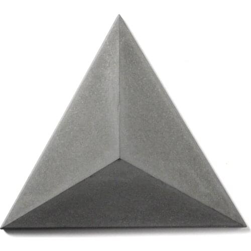 Triangle Silicone Concrete Mold 3D Wall Plaster Mould Handmade Decorative Stone Tool