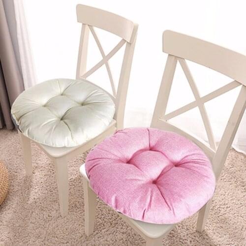 Pink Round Chair Cushion Thicken Comfortable Home Office Chair Protective Mat Thick Sofa Floor Seat Cushions Home Textile
