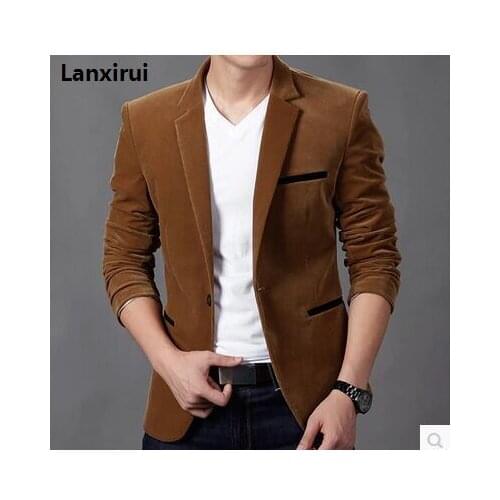 Spring And Autumn New Fashion Casual Menswear Suit Jacket Casual Korean Slim Small Suit England