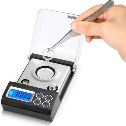 High Precision Professional Digital Milligram Scale 50g/0.001g Mini Electronic Balance Powder Scale Gold Jewelry Carat Scale