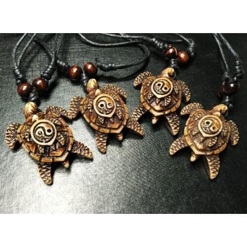 FREE SHIPPING 16 pcs Carving Design Longevity Symbol Adjustable Cord Necklace