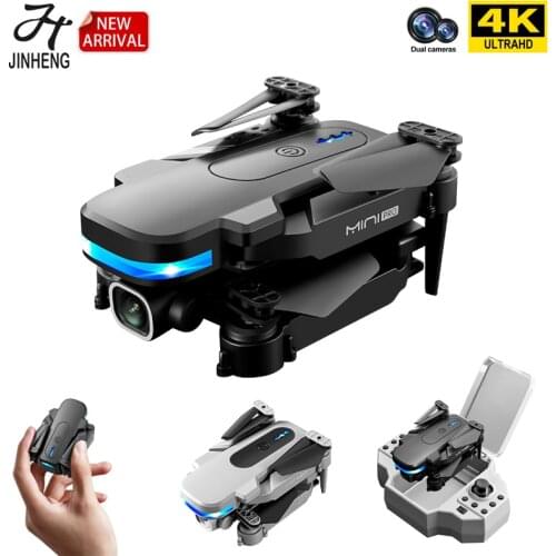 2021 New KY910 Mini Drone with Dual Camera 4K HD Wide Angle Wifi FPV Professional Foldable RC Helicopter Quadcopter Toys Gift