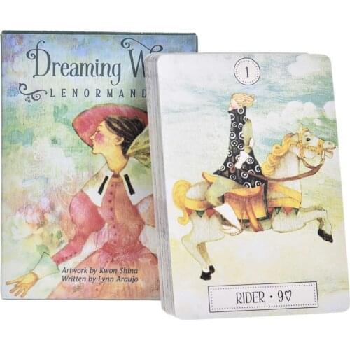 36PCS Tarot Card for Dreaming Way Lenormand Board Card Game The Modern Witch Tarot Deck Guidebook Card Table Card Game