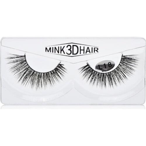 3D Mink Lash Full Strip Cilios Posticos Thick Long False Eyelash Extension Party Eye Make Up Tool L18