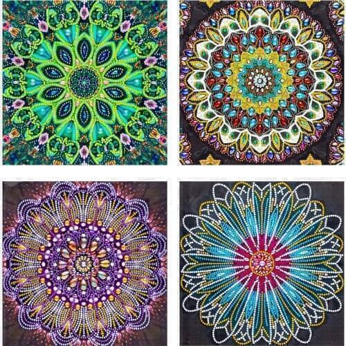 5D Diy Diamond Painting Cross Ctitch Kits Diamond Mosaic Embroidery Mandala Pattern Rhinestone Bead Art Craft Round Drill Gift