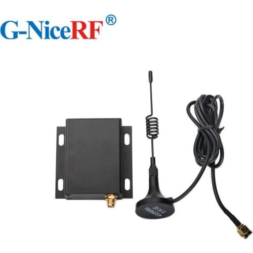 Free Shipping 2PCS Lora6102AES 1W 8km Long Range TTL/RS232/RS485 Interface AES Encrypted 433MHz Wireless Transceiver