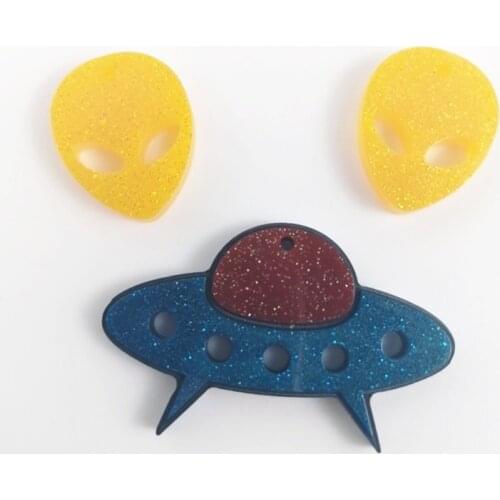 Keychain Epoxy Resin Mold Earrings Pendant Silicone Mould DIY Crafts Jewelry Necklace Casting Tools