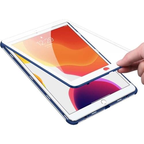 Cover Case Protective Double-sided All-inclusive Protection Metal Glass Shell for IPad Series Magnetic Adsorption