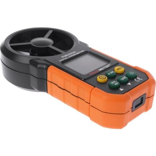 HYELEC MS6252A Digital Air Speed Anemometer / Air Volume / Air Flow Test Meter 875F