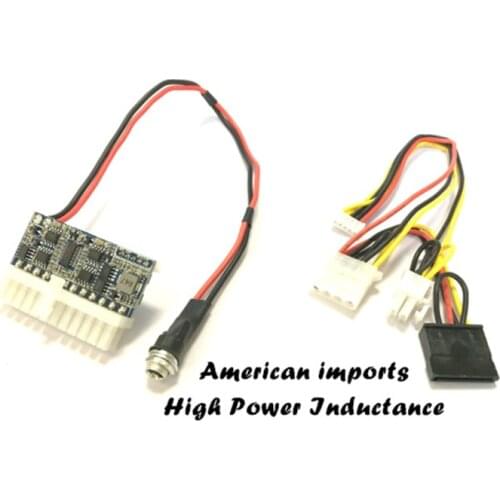 DC-ATX PSU Peak Value 12V 250W Pico ATX Switch PSU 24pin mini itx dc atx Mining PSU Power Switch Supply Cable For Computer