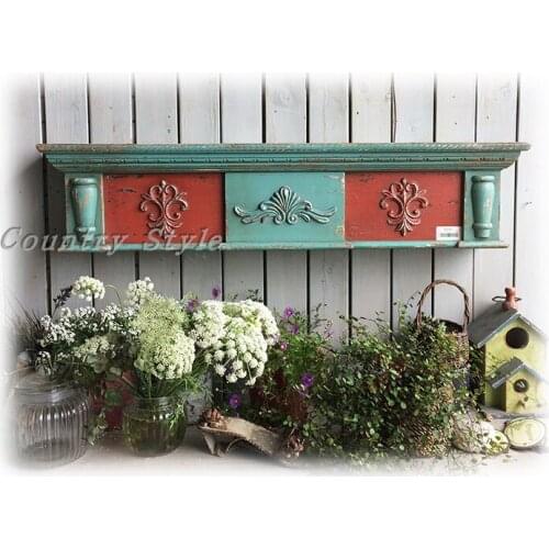 Wood Vintage Home Wall Decor Shelves