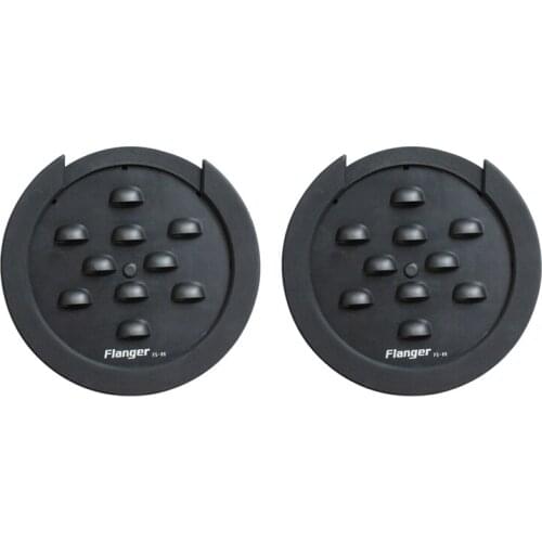 Flanger FS-08 2 Pcs Guitar Sound Cover Adjustable Acoustic Guitar Feedback Suppressor Sound Hole Cover 100mm ABS