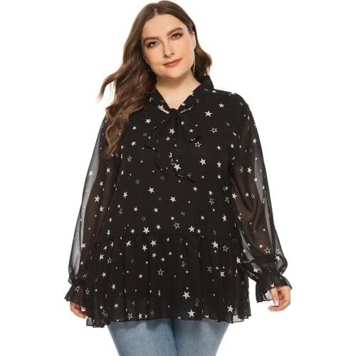 Huashang Womens Black Shirts