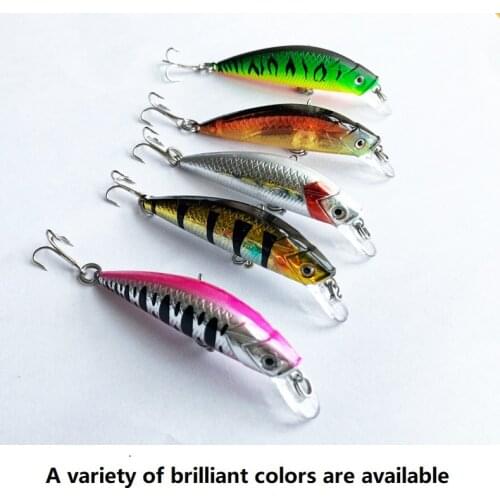 1pcs Minnow Fishing Lure Artificial japan Hard Bait 3D Eyes 56mm 6g Wobblers Crankbait Fishing Baits Pesca Topwater Plastic