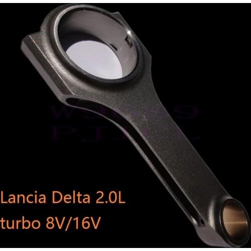 Quality turbocharged 2.0L turbo Tuning lancia delta high camshaft billet 8V 16V 835 836 forged connecting rod for forged piston