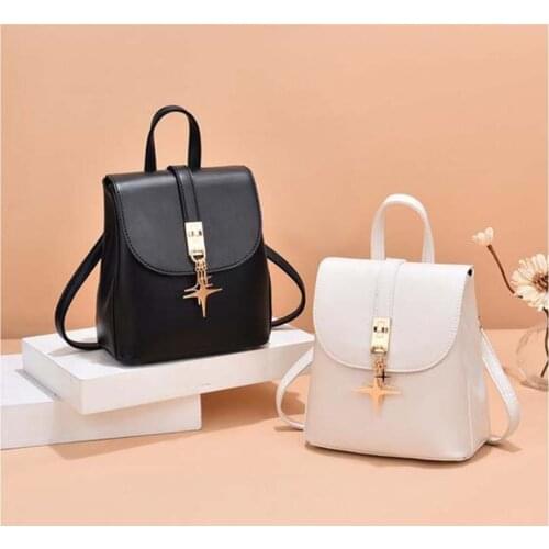Hot Sale Free Shipping Womens Fashion New Style Backpack High Quality Leather Small Double Shoulder Bags Korean Messenger Bag