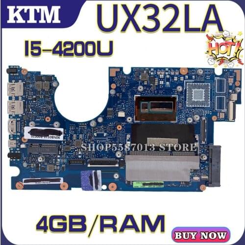 UX32L for ASUS UX32LA U32L UX32LA_LN UX32LN laptop motherboard UX32LN mainboard test OK I5-4200U cpu 4GB-RAM