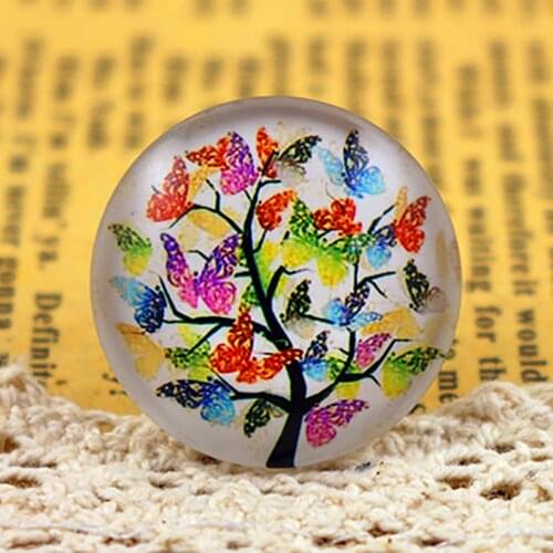 New Fashion 5pcs/Lot 25mm Handmade Photo Glass Cabochons