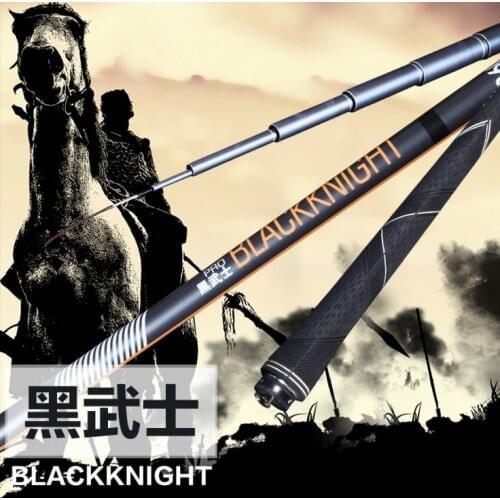 New Taiwan fishing rod Rubber handle carbon fishing rod 3.6m 4.5m 5.4m 6.3m 7.2m 28 tune superhard fishing gear manufacturers