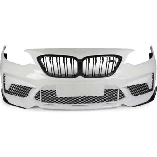 Suitable for Bmw 2 Series F22 Refits M2c Thunder Version Bar Middle Net Front Angle Carbon Fiber Machine Cover Side Skirt Rear L