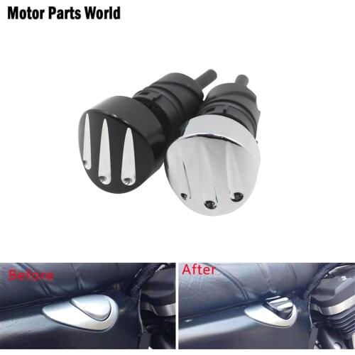 Motorcycle Oil Dip Stick Dipstick Filler Plug Black/Chrome For Harley Sportster Nightster XL1200N Seventy-Two Forty-Eight 04-Up