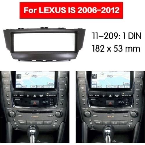Radio Fascia for LEXUS IS 2006-2012 Double Din Radio DVD Stereo CD Panel Dash Mount 11-209