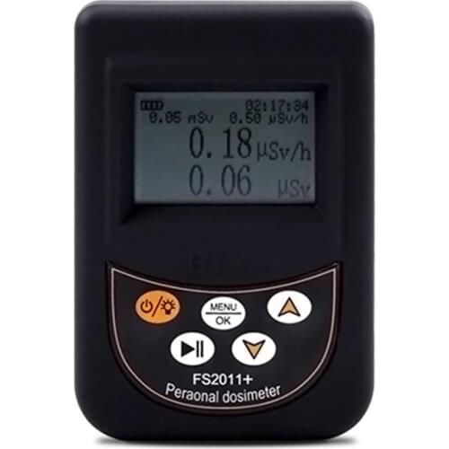 Geiger Counter Nuclear Radiation Detector Beta Gamma X-ray Y-ray B-ray tube Dosimeter Marble Tester Radioactive Detector Alarm