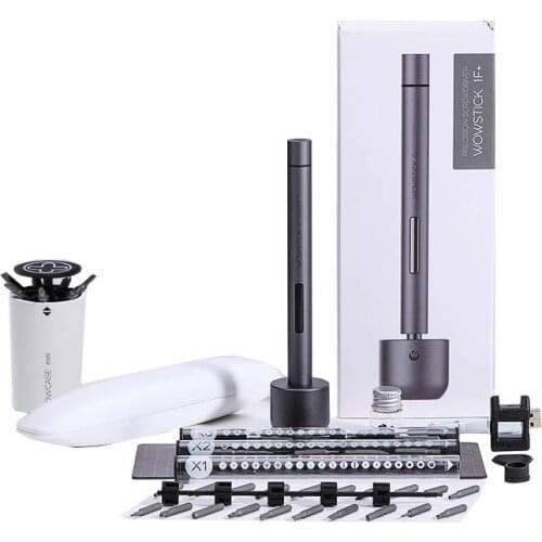 Wowstick 1F+ 64 IN 1 Pro Electric Screwdriver Cordless Battery Power Screw Driver Set with LED Light for battery Phone Repair