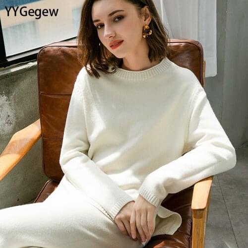 O-NECK oversize green Sweater Pullover Women Autumn winter Casual long Sleeve cashmere Sweater bigsize Chic Jumpers top