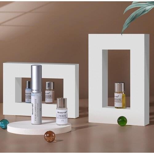 10 Pc/Set Y Shape Brush Mini Eyelash Perming Kit Eyelash Curling Perm Lotion Eyelash Silicone Pad Long Lasting Eyelash Perm Tool