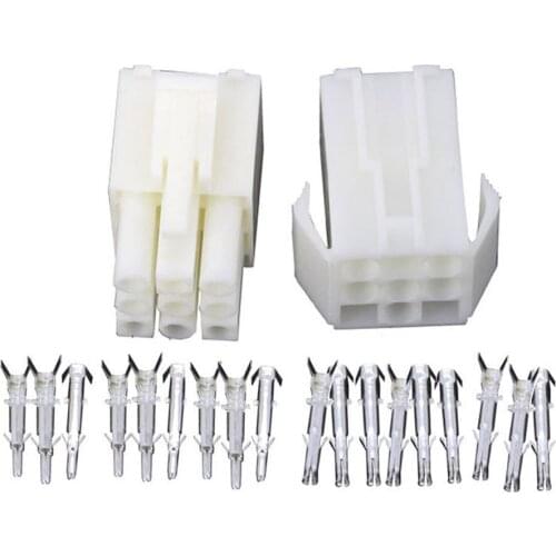 100 Sets EL4.5-9P Small tamiya Electronic connector 4.5mm spacing EL-4.5 9P Multipole Connectors Male and Femal Plug + terminals