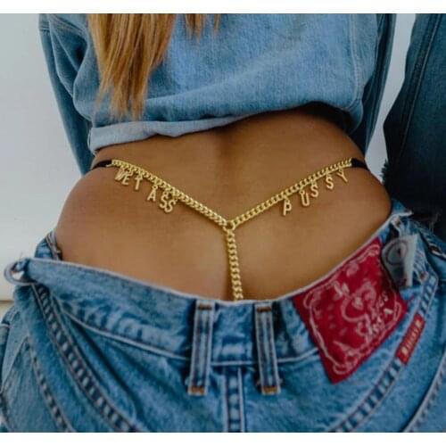 Chains for Custom Waist Body Chain Gold Stainless Steel Body Chain Personalized Body Chain for Women Sexy Body Jewellery