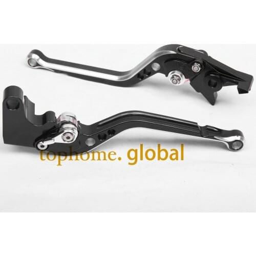 CNC Motorcycles Brake Clutch Levers Regular size Mixed Black&Silver Color For Suzuki HAYABUSA/GSXR1300 1999-2000 2001 2002-2007