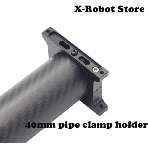 DIY 40mm pipe clamp fixed seat agricultural plant protection drone frame accessories 40mm carbon fiber arm center pipe clamp fix