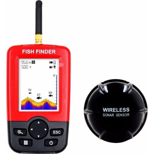 Smart Portable Depth Fish Finder with 100 M Wireless Sonar Sensor echo sounder Fishfinder for Lake Sea Fishing