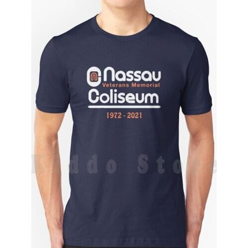 Nassau Coliseum 1972-2021 T Shirt Men Cotton Cotton S-6Xl Long Island New York Flyers Devils Islanders John Taveras Connor
