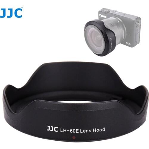 JJC Flower Lens Hood for Canon EF-M 11-22mm Lens On Canon EOS M200 M100 M50 M10 M6 Mark II M5 Camera Replaces EW-60E Lens Shade