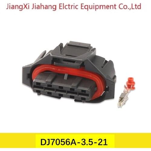 Freeshipping 200sets DJ7056A-3.5-21 5PIN Nozzle plug AMP Car Electrical Wire Connectors for VW,BMW,Audi,Toyota,NISSAN