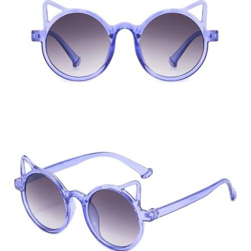 Summer Girl Boys Cat Ear Sunglasses Animal Cartoon Flower Wings Outdoor Children Cute Vintage Sunglasses Protection Classic Kids