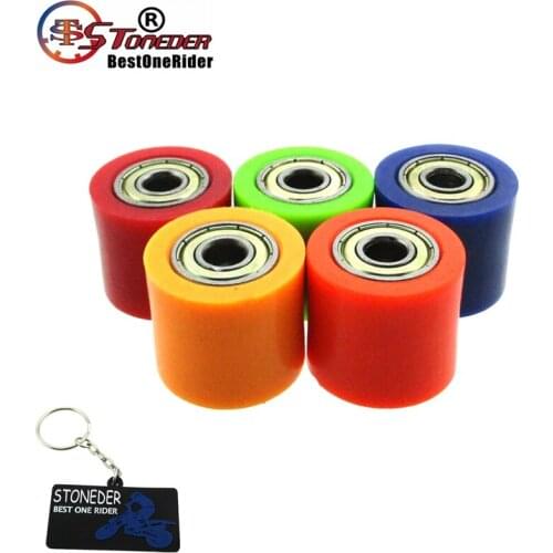 STONEDER 8mm Chain Roller Pulley Tensioner For Dirt Motor Pit Bike Motorcycle Motocross ATV Quad 4 Wheeler