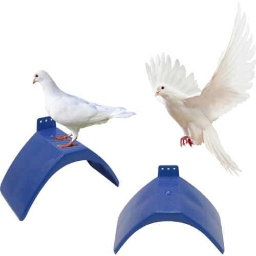 5 Pcs Pigeon Perch Plastic Heat Resistance Dove Rest Roost Bird Stand Holder Pigeon Cage Accessories