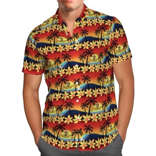 Beautiful Flower 3D Beach Hawaiian 2021 Summer Shirt Short Sleeve Shirt Streetwear Oversized 5XL Camisa Social Chemise Homme