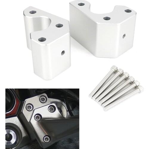 Motorcycle Handlebar Risers Fit For Kawasaki Concours 14 1400GTR GTR1400 2008-2021 Handlebar Riser Spacer Kit