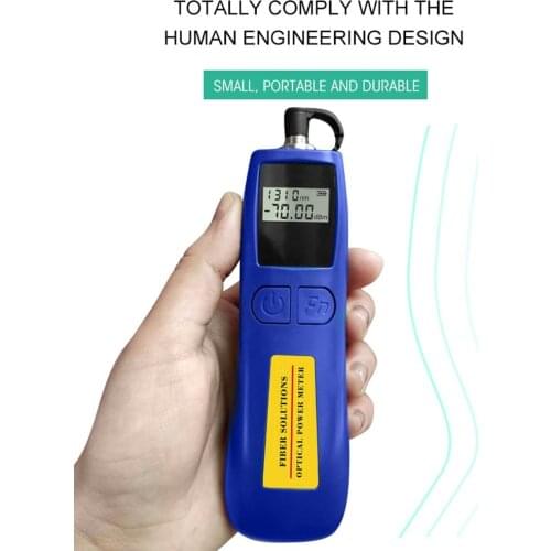 Handheld Optical Power Meter Tester 2.5mm FC/SC/ST Universal Port 6 Standdard Wavelengths 850/1300/1310/1490/1550/1625/1650nm