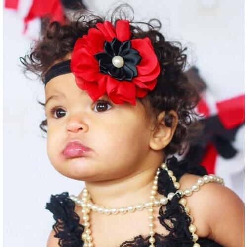 Chiffon Polygonal Flower Childrens Headband Baby Photography Props Baby Photograph Headwear Headband