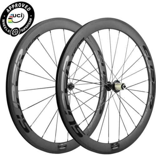 Superteam High Performance Carbon Wheelset 50mm Carbon Bicycle Wheels 700C Basalt brake Rims