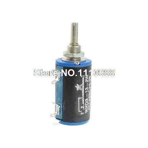 WXD3-13 2W 4.7K ohm 4mm Shaft Dia Wire Wound Potentiometer